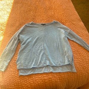 Eileen Fisher light blue summer sweater